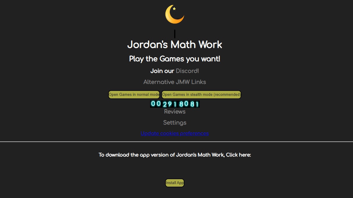 Jordan's Math Work