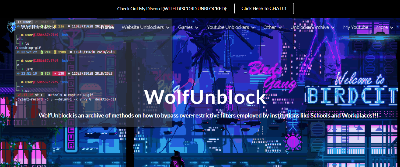 wolf unblock